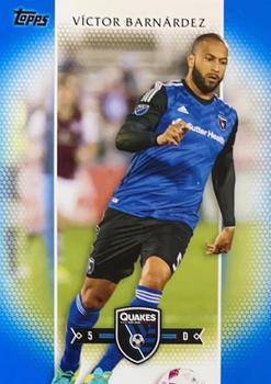 2017 Topps MLS - Blue #44 Víctor Barnardez Front