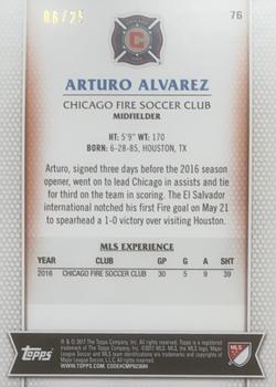 2017 Topps MLS - Orange #76 Arturo Alvarez Back