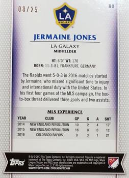 2017 Topps MLS - Orange #88 Jermaine Jones Back