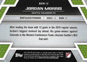 2017 Topps MLS - Back of the Net #BOTN-12 Jordan Morris Back