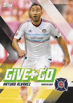 2017 Topps MLS - Give and Go #GG-AA Arturo Alvarez / David Accam Front