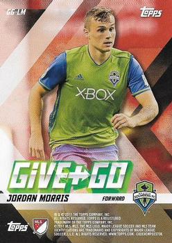 2017 Topps MLS - Give and Go #GG-LM Nicolás Lodeiro / Jordan Morris Back