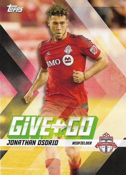 2017 Topps MLS - Give and Go #GG-OG Jonathan Osorio / Sebastian Giovinco Front