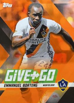2017 Topps MLS - Give and Go Orange #GG-BZ Emmanuel Boateng / Gyasi Zardes Front