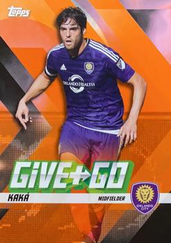 2017 Topps MLS - Give and Go Orange #GG-KL Kaká / Cyle Larin Front