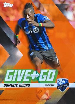 2017 Topps MLS - Give and Go Orange #GG-OP Dominic Oduro / Ignacio Piatti Front