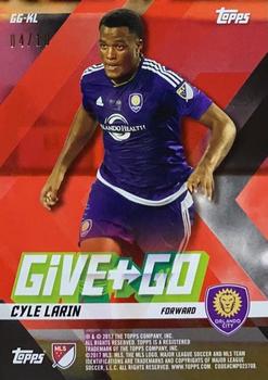 2017 Topps MLS - Give and Go Red #GG-HL Kaká / Cyle Larin Back
