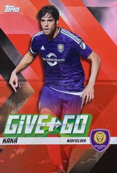 2017 Topps MLS - Give and Go Red #GG-HL Kaká / Cyle Larin Front
