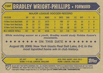2017 Topps MLS - Throwback Topps #TT-BWP Bradley Wright-Phillips Back