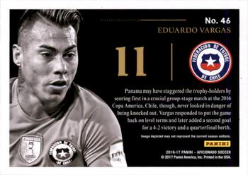 2017 Panini Aficionado - First Kick #46 Eduardo Vargas Back