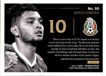 2017 Panini Aficionado - First Kick #50 Jesus Corona Back