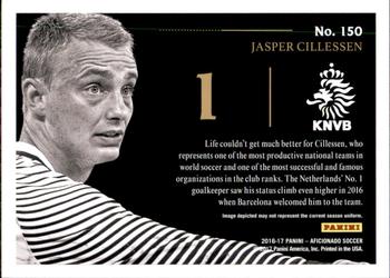 2017 Panini Aficionado - First Kick #150 Jasper Cillessen Back