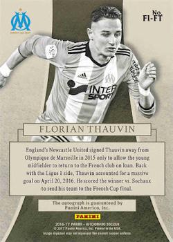 2017 Panini Aficionado - First Impressions #FI-FT Florian Thauvin Back