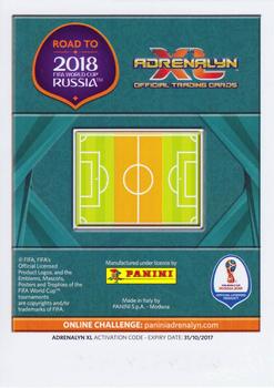 2017 Panini Adrenalyn XL Road to 2018 World Cup #ALG05 Riyad Mahrez Back