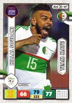 2017 Panini Adrenalyn XL Road to 2018 World Cup #ALG07 Hillal Soudani Front