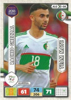 2017 Panini Adrenalyn XL Road to 2018 World Cup #ALG08 Rachid Ghezzal Front
