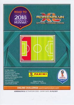 2017 Panini Adrenalyn XL Road to 2018 World Cup #BEL02 Jan Vertonghen Back