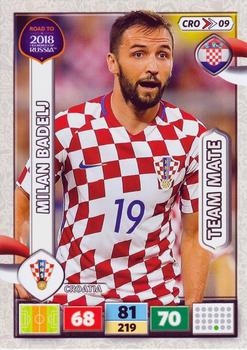 2017 Panini Adrenalyn XL Road to 2018 World Cup #CRO09 Milan Badelj Front