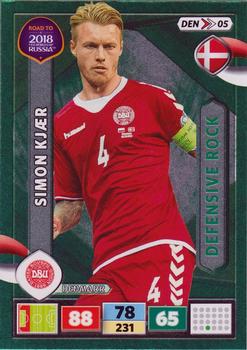 2017 Panini Adrenalyn XL Road to 2018 World Cup #DEN05 Simon Kjaer Front
