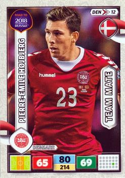 2017 Panini Adrenalyn XL Road to 2018 World Cup #DEN12 Pierre-Emile Hojbjerg Front
