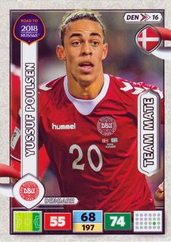 2017 Panini Adrenalyn XL Road to 2018 World Cup #DEN16 Yussuf Poulsen Front