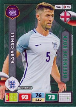 2017 Panini Adrenalyn XL Road to 2018 World Cup #ENG05 Gary Cahill Front