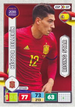 2017 Panini Adrenalyn XL Road to 2018 World Cup #ESP07 Hector Bellerin Front