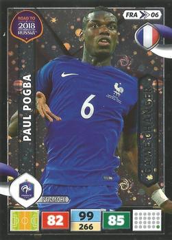2017 Panini Adrenalyn XL Road to 2018 World Cup #FRA06 Paul Pogba Front