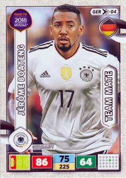 2017 Panini Adrenalyn XL Road to 2018 World Cup #GER04 Jérome Boateng Front