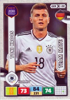 2017 Panini Adrenalyn XL Road to 2018 World Cup #GER08 Toni Kroos Front