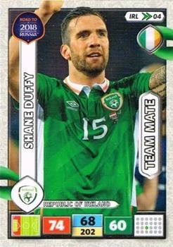 2017 Panini Adrenalyn XL Road to 2018 World Cup #IRL4 Shane Duffy Front