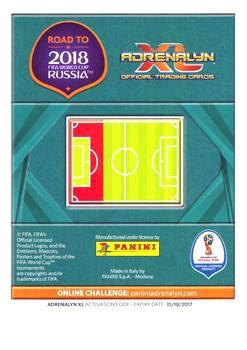 2017 Panini Adrenalyn XL Road to 2018 World Cup #ITA04 Giorgio Chiellini Back