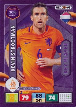 2017 Panini Adrenalyn XL Road to 2018 World Cup #NED05 Kevin Strootman Front