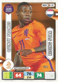 2017 Panini Adrenalyn XL Road to 2018 World Cup #NED12 Quincy Promes Front