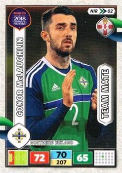 2017 Panini Adrenalyn XL Road to 2018 World Cup #NIR2 Conor McLaughlin Front