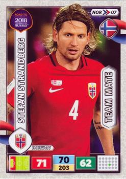 2017 Panini Adrenalyn XL Road to 2018 World Cup #NOR07 Stefan Strandberg Front