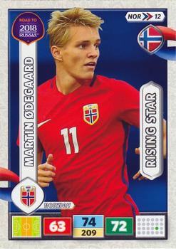2017 Panini Adrenalyn XL Road to 2018 World Cup #NOR12 Martin Odegaard Front