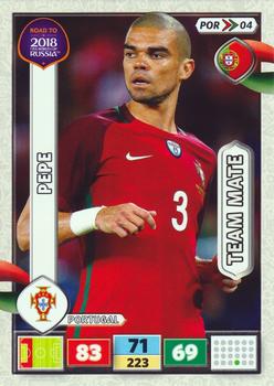 2017 Panini Adrenalyn XL Road to 2018 World Cup #POR04 Pepe Front