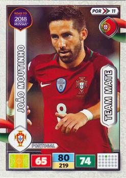 2017 Panini Adrenalyn XL Road to 2018 World Cup #POR11 Joao Moutinho Front