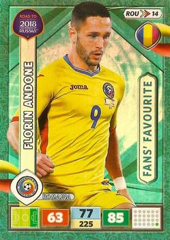 2017 Panini Adrenalyn XL Road to 2018 World Cup #ROU14 Florin Andone Front