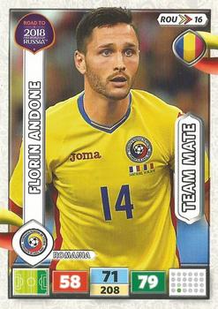 2017 Panini Adrenalyn XL Road to 2018 World Cup #ROU16 Florin Andone Front