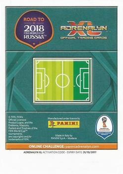 2017 Panini Adrenalyn XL Road to 2018 World Cup #RUS18 Aleksandr Kokorin Back