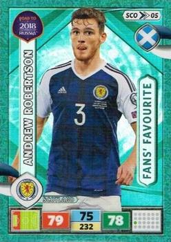 2017 Panini Adrenalyn XL Road to 2018 World Cup #SCO5 Andrew Robertson Front