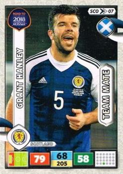 2017 Panini Adrenalyn XL Road to 2018 World Cup #SCO7 Grant Hanley Front