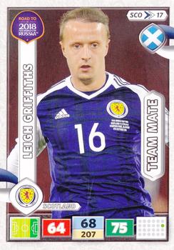 2017 Panini Adrenalyn XL Road to 2018 World Cup #SCO17 Leigh Griffiths Front