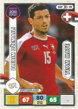 2017 Panini Adrenalyn XL Road to 2018 World Cup #SUI10 Blerim Dzemaili Front