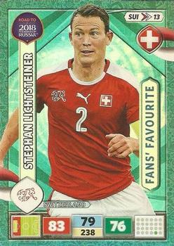 2017 Panini Adrenalyn XL Road to 2018 World Cup #SUI13 Stephan Lichtsteiner Front