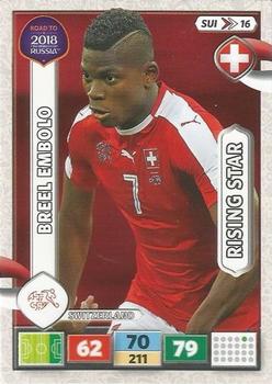 2017 Panini Adrenalyn XL Road to 2018 World Cup #SUI16 Breel Embolo Front