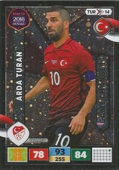 2017 Panini Adrenalyn XL Road to 2018 World Cup #TUR14 Arda Turan Front