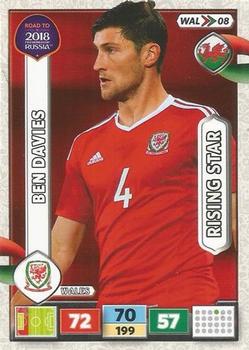 2017 Panini Adrenalyn XL Road to 2018 World Cup #WAL08 Ben Davies Front